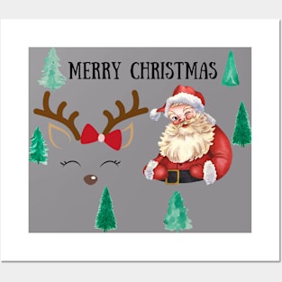 Merry Christmas Posters and Art